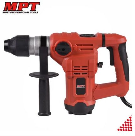 Product Name: Rotary Hammer SDS-Plus, 5kg Brand: MPT Model: MRH3203 Rated Voltage: 220~240V/50~60Hz. Input power: 1500W. Max Drilling Dia: 32mm for Concreate. No-load Speed: 880r/min Impact Rated: 4350/min.