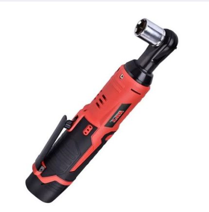 MPT Cordless Ratchet Wrench Kit 12V 3/8" 40Nm with LED, 7 Bolts Lithium-Ion Battery with 1 Hour Fast Charger MCRW1240.B1